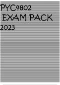 PYC4802 EXAM PACK 2023