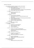 ADVANCED HEALTH ASSESSMENT Exam 2 Study Guide 