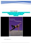 TEST BANK Fundamentals of Anatomy and Physiology 11th Edition UPDATED | Frederic H. Martini, Edwin and Judi L. Nath| VERIFIED Answers Already Graded A+  PDF