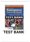 Emergency Care in the Streets 8th edition by Nancy Caroline Test Bank