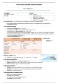 Samenvatting evidence based diëtetiek (EBD 1) 