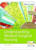 Understanding Medical Surgical Nursing 6th Edition Williams Test Bank