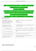 ISBM - FALL 2023-2024 EXAM 1 - INTRO & STATS ISSUES - HOMEOSTASIS & FLUID VOLUMES - PLASMA MEMBRANE - DIFFUSION, OSMOLARITY & CELL VOLUME REGULATION - REGULATION OF THIRST AND WATER CONSERVATION - PH, ACIDS, BASES AND BUFFERS - PH BALANCE - RENAL & RESPIR