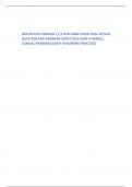 MED SURG HESI EXIT LATEST TEST BANK /TEST BANK HESI MEDICAL SURGICAL EXIT  WITH QUESTION AND ANSWERS WITH RATIONALES.(PHARMACOLOGY FOR HEALTH PROFFESIONALS) 