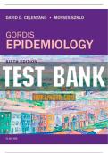 Gordis Epidemiology 6th Edition Celentano Test Bank