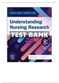 Test Bank for Understanding Nursing Research 8th Edition Grove All Chapters Covered