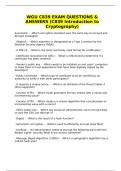 WGU C839 EXAM QUESTIONS & ANSWERS (C839 Introduction to Cryptography)