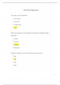 NR507 Week 4 Midterm Exam (6 Versions, Latest-2023/2024) / NR 507 Week 4 Midterm Exam / NR507 Midterm Exam / NR 507 Midterm Exam: Advanced Pathophysiology: Chamberlain College of Nursing |100% Correct Answers, Already Graded “A”|