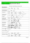 Organic Chemistry Reaction Summary Sheet, Cheat Sheet for Organic Chemistry BRAND NEW 2023/24