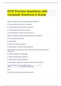 PCIP Practice Questions with Complete Solutions A Grade 