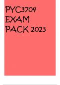 PYC3704 EXAM PACK 2023