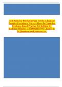 Test Bank for Psychotherapy for the Advanced Practice Psychiatric Nurse A How-To Guide for Evidence-Based Practice 3rd Edition By Kathleen Wheeler () 9780826193797 Chapter 1-24 Questions and Answers A+