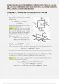 FLUID MECHANICS 8TH EDITION WHITE SOLUTIONS MANUAL CHAPTER 2 • PRESSURE DISTRIBUTION IN A FLUID |QUESTIONS AND CORRECT ANSWERS|2023-2024