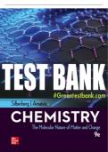 Test Bank For Chemistry: The Molecular Nature of Matter and Change, 9th Edition All Chapters - 9781260240214