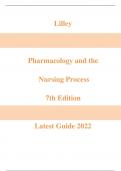 Lilley Pharmacology and the Nursing Process 7th Edition 2022 latest update