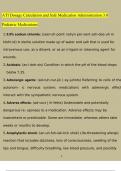 ATI Dosage Calculation and Safe Medication Administration 3.0 Pediatric Medications Newest Questions and Answers (2023 / 2024) (Verified Answers)