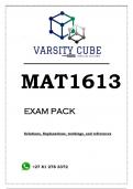 MAT1613 EXAM PACK 2023