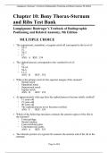 Chapter 10: Bony Thorax-Sternum and Ribs  Lampignano: Bontrager’s Textbook of Radiographic Positioning and Related Anatomy, 9th Edition