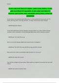 FLUID AND ELECTROLYTE PREPU, MED SURG PREPU- FLUID AND ELECTROLYTE BALANCE, FLUID AND ELECTROLYTE REVIEW QUESTIONS AND ANSWERS (2023/2024) (VERIFIED ANSWERS)