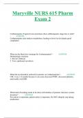 Nurs 615 Pharm Exam 1 - Maryville