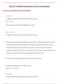 ATI TEAS 7 Math Study Guide: Questions with Answers and Explanations