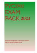 PYC3701 EXAM PACK 2023