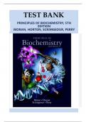 PRINCIPLES OF BIOCHEMISTRY, 5TH EDITION TEST BANK BY MORAN, HORTON, SCRIMGEOUR, PERRY