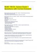 SCSC 105 Exam 2 Questions with All Correct Answers 