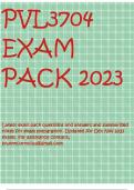 PVL3704 EXAM PACK 2023