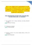 WGU C182 Introduction to IT Study Guide ( Latest 2023 -2024 ) New Q&A in Study Guide - A++ Guaranteed! 