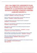 WGU C182 OBJECTIVE ASSESSMENT EXAM  /WGU C182 INTRODUCTION TO IT OA EXAM COMPLETE 100 QUESTIONS AND CORRECT  DETAILED ANSWERS (VERIFIED ANSWERS)  |ALREADY GRADED A+ 