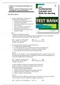 Test Bank for Fundamental Concepts and Skills for Nursing 5th Edition by Williams chapter 1-40 |Complete Guide Newest Version 2023