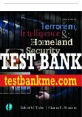 Test Bank For Terrorism, Intelligence and Homeland Security 2nd Edition All Chapters - 9780137496273