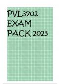 PVL3702 EXAM PACK 2023