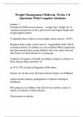 WEIGHT MANAGEMENT TESTS COMPILATION BUNDLE