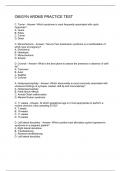 OB/GYN ARDMS Practice Test