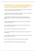 introduction to radiologic and imaging science and patient care chapter 2 Questions With Correct Answers!!