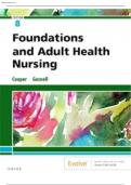 Test Bank for Foundations and Adult Health Nursing 8th Edition Kim Cooper Kelly Gosnell