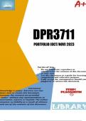 DPR3711 OCTOBER NOVEMBER PORTFOLIO Semester 2 2023