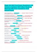 Regis NU 650 Final Exam Questions and Answers Updated 2023 (Best Studying Material) (Revision Questions from Actual Exam)