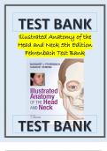 Illustrated Anatomy of the Head and Neck 5th Edition Fehrenbach Test Bank