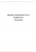 MNE2601 ASSIGNMENT NO.6 S2 2023