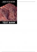 Test Bank For  Earth System History 4th Edition By Stanley 