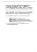 Questions & Gains from Specialization: (“Contemporary Economics Issues” – Chapter 2) The current chapter begins by broadly describing the roles played by households and firms in the consumption and production of goods/services. Next, the fundamental quest