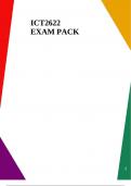 ICT2622 EXAM PACK