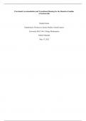 MAT 144 Topic 6 Benchmark - Major Assignment 3 Provisional Accommodation and Transitional Housing Grand Canyon