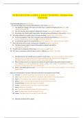 NURS 320 STUDY GUIDE 2 ADULT NURSING- Wichita State University 2023 update 