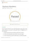 Nursing 102 Psychosis EAQ 2023