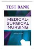 Testbank for Medical-Surgical Nursing Making Connections to Practice 2nd Edition Hoffman Sullivan Test Bank.