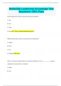 SkillsUSA Leadership Knowledge Test Questions 100% Pass